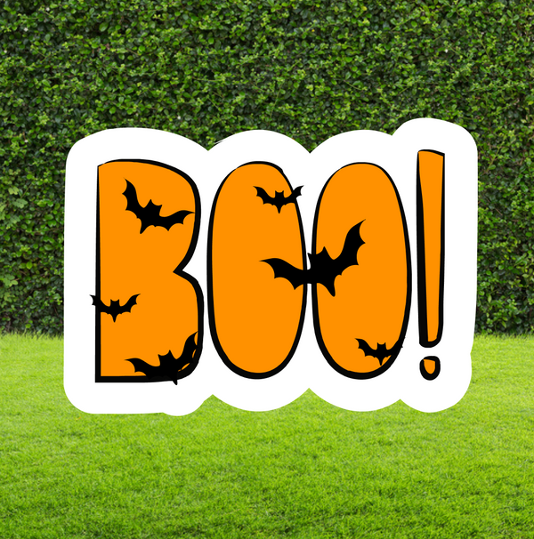 Halloween - Boo & Bats Sign