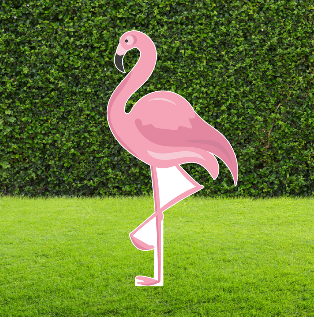 Flamingo Party Prop Cut Out