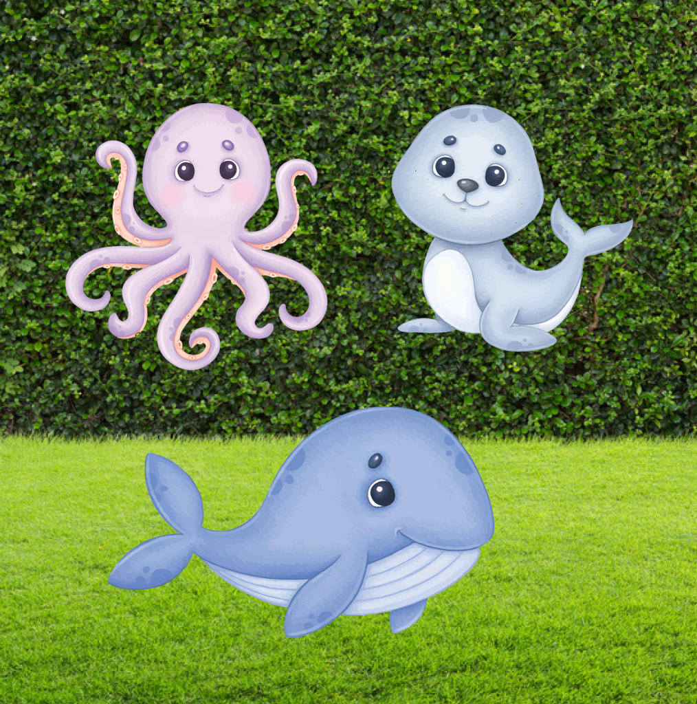 Under the Sea Cut Out Party Prop Trio