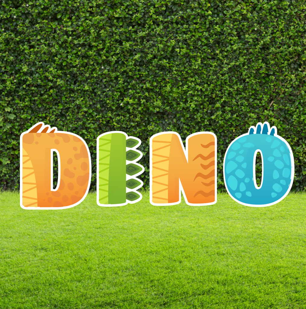 Dino Letters- Customise Your Sign
