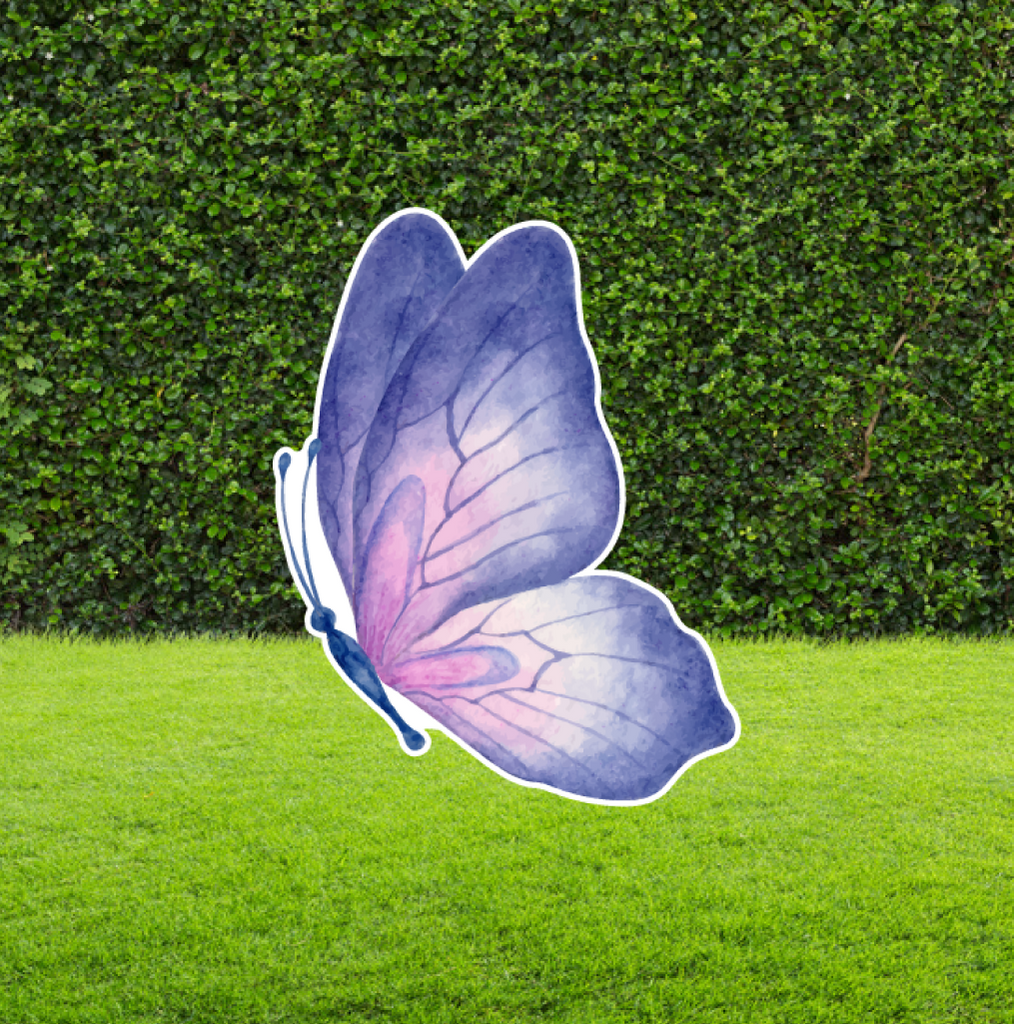 Butterfly Party Prop Cut Out - Purple