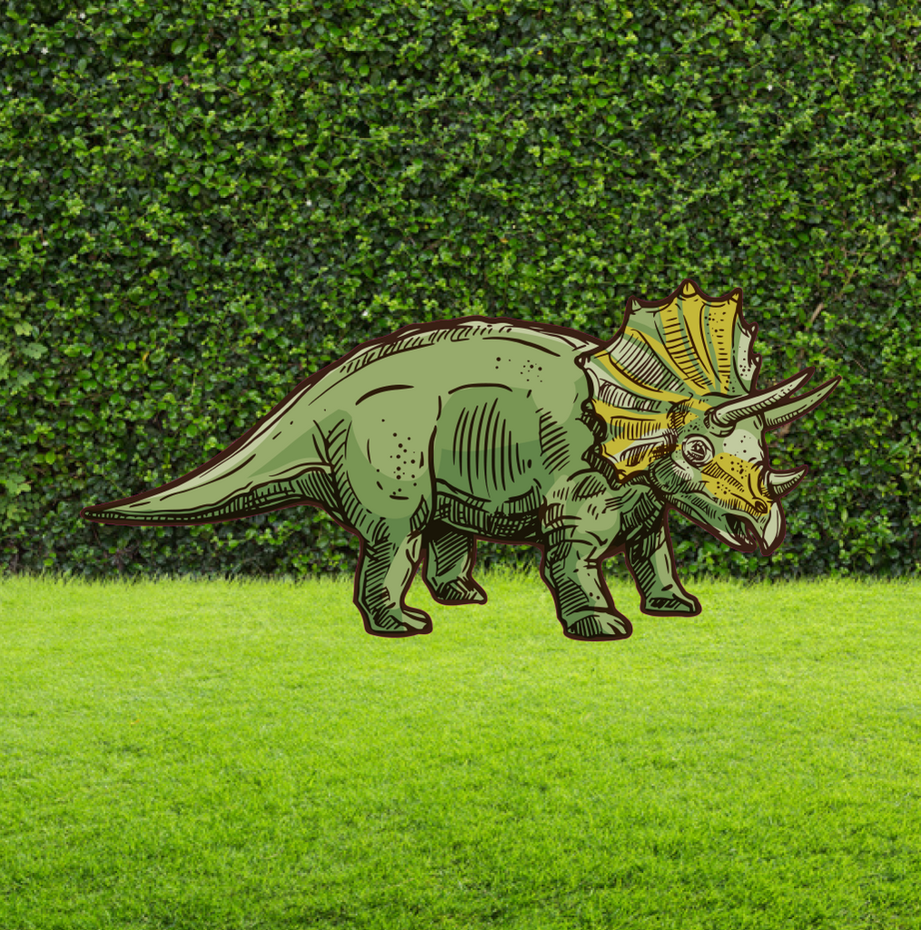 Triceratops Dinosaur Cut Out Standee