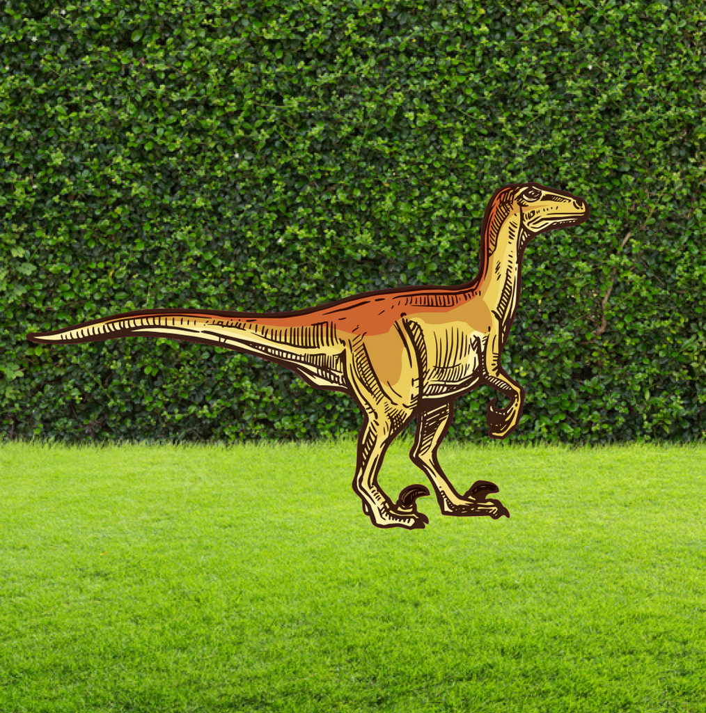 Raptor Dinosaur Cut Out Standee